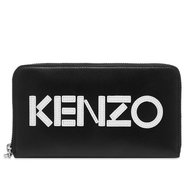楽天市場】KENZO ケンゾー Leather Logo Long Zip Wallet レザー ロゴ