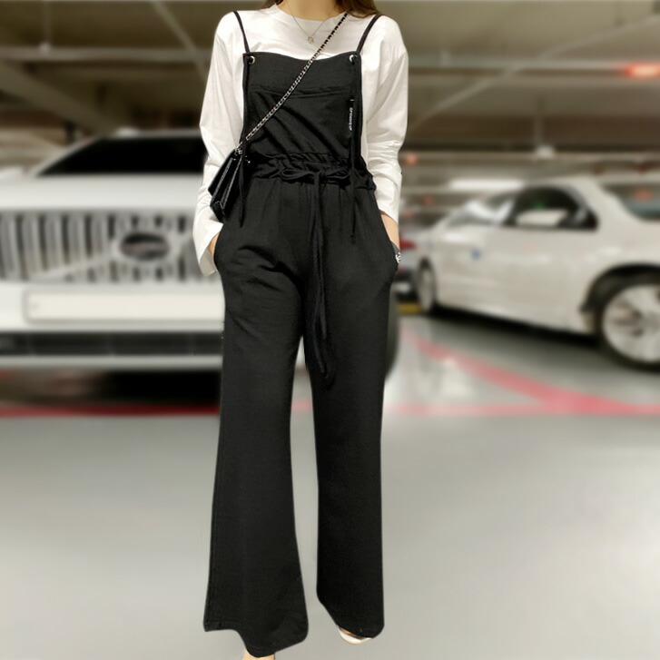 楽天市場】送料無料 カジュアルオールインワン オールインワン