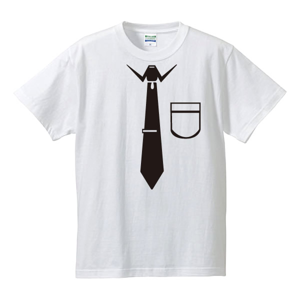 楽天市場】□ネクタイ（ポケット）半袖Tシャツ□面白Tシャツ□綿100