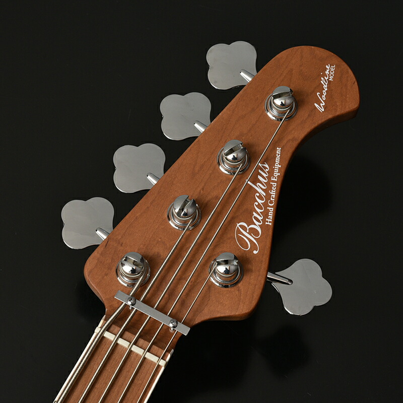 楽天市場】Bacchus バッカス アクティブ 5弦ベース WL5-ASH33-AC RSM/M