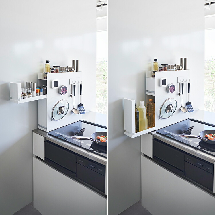 楽天市場】[ 隠せる調味料ラック タワー 2段 ] 山崎実業 タワー