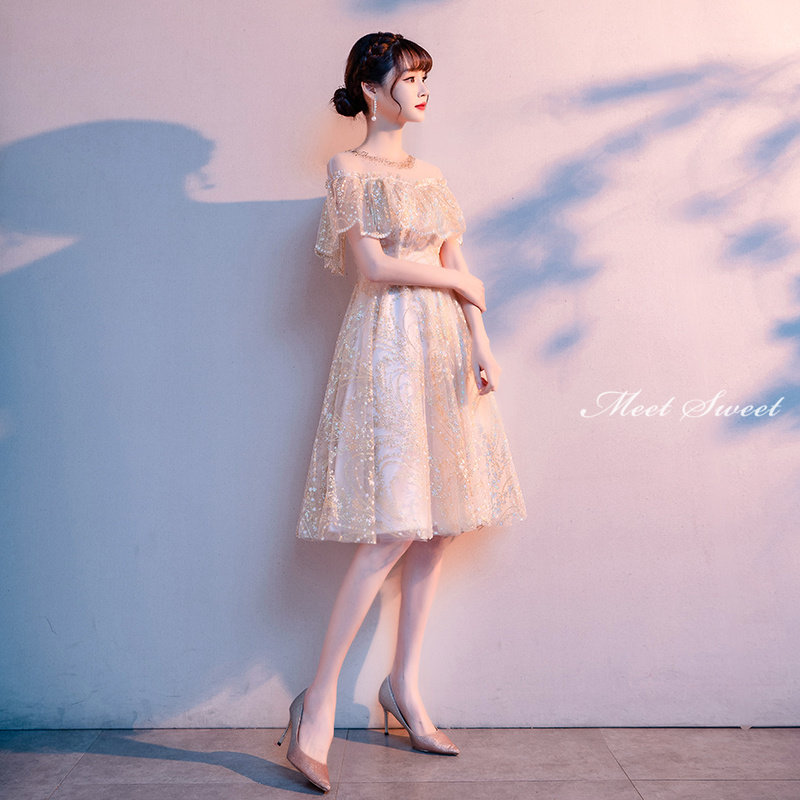 楽天市場】カラードレス カクテルドレス パーティードレス ケープ風