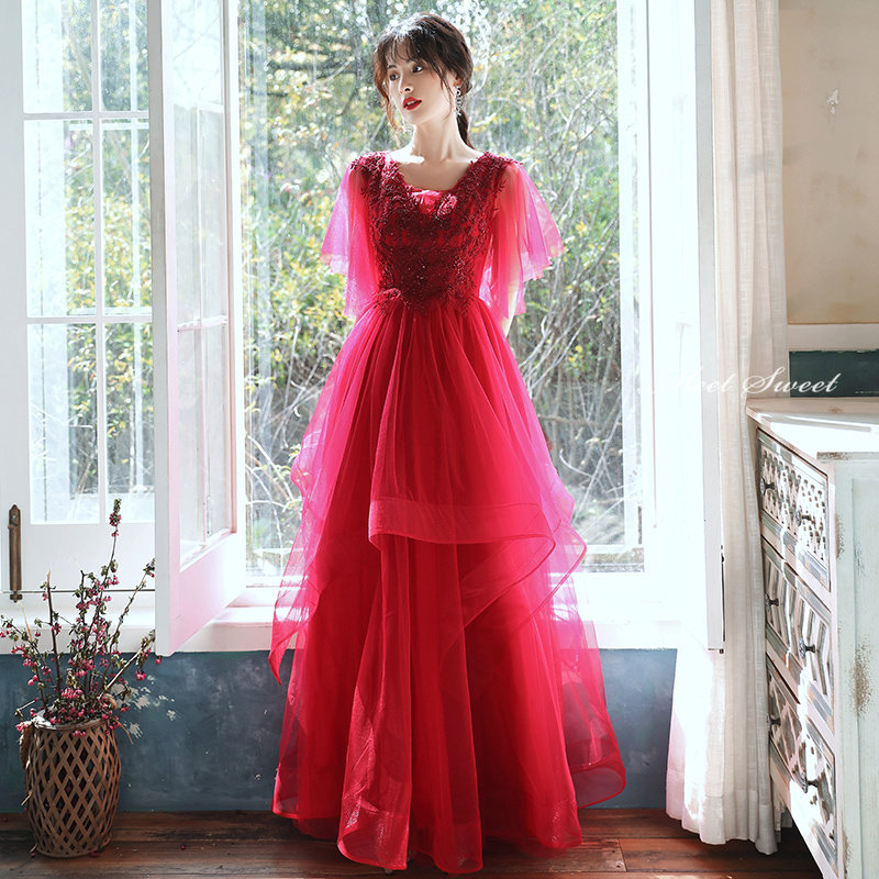 楽天市場】カラードレス ファスナー パーティードレス マタニティ