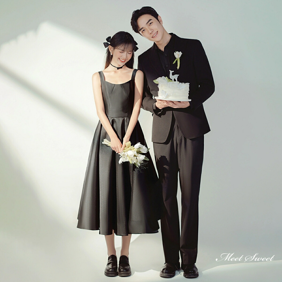 楽天市場】カラードレス ミモレドレス パーティードレス ブラック