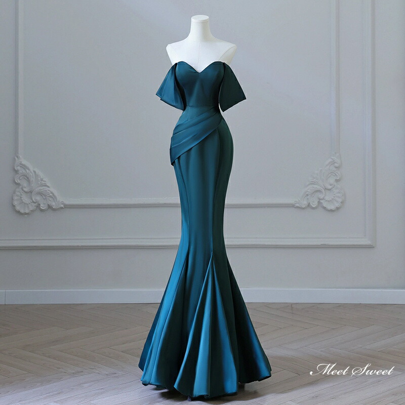 楽天市場】カラードレス ロングドレス パーティードレス マーメイド