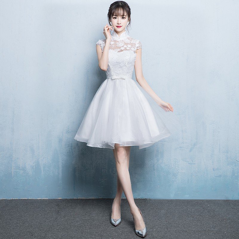 楽天市場】ウェディングドレス ウエディングドレス ミニドレス 白