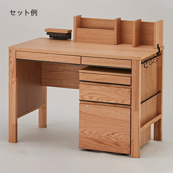 楽天市場】サイド ワゴン 3段 キャスター付 木製 天然木 オーク材