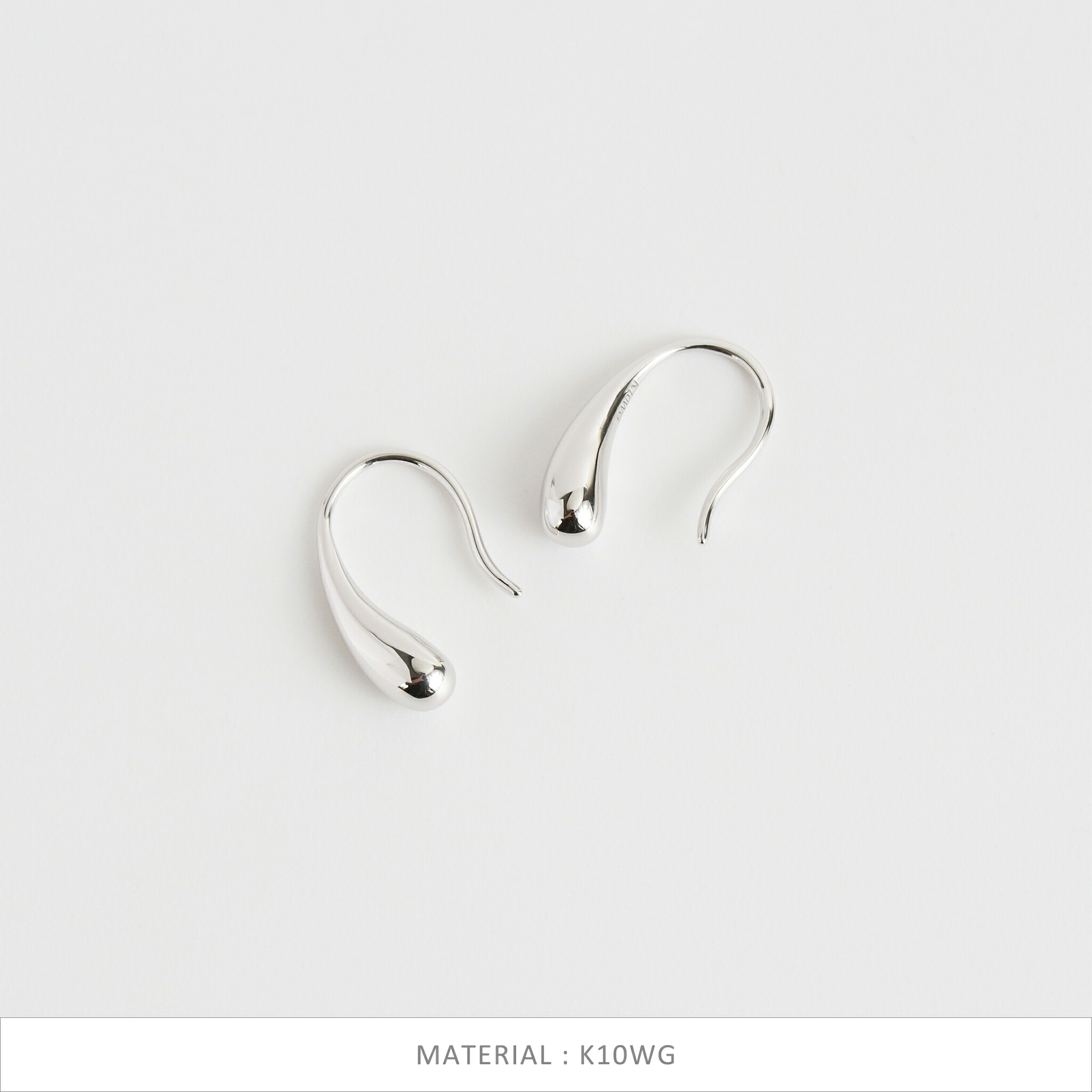 楽天市場】【Drop Hook Pierce】 K10/K18/Pt900 雫 モチーフ 地金