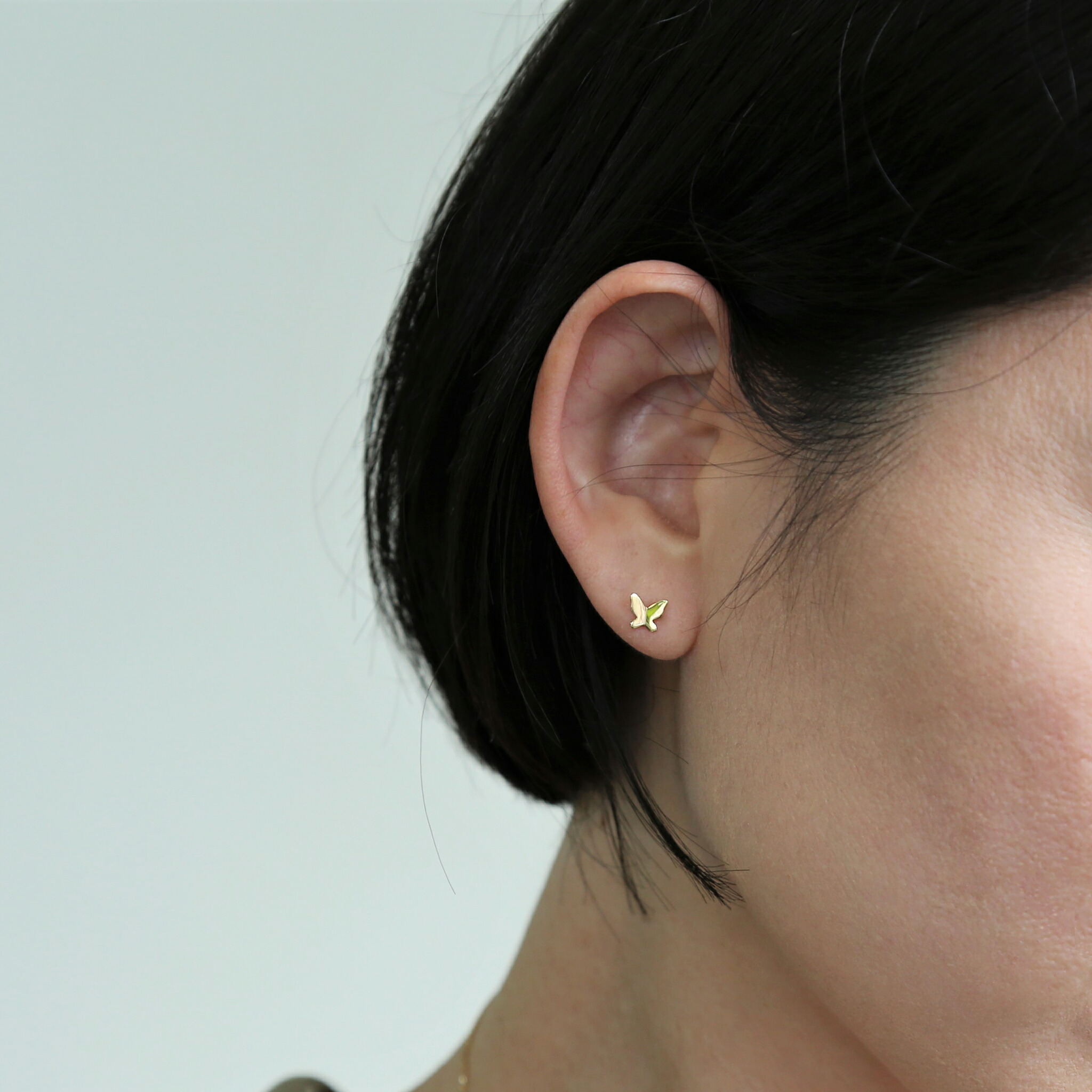 楽天市場】【Butterfly Pierce】 K10/K18/Pt900 バタフライ モチーフ