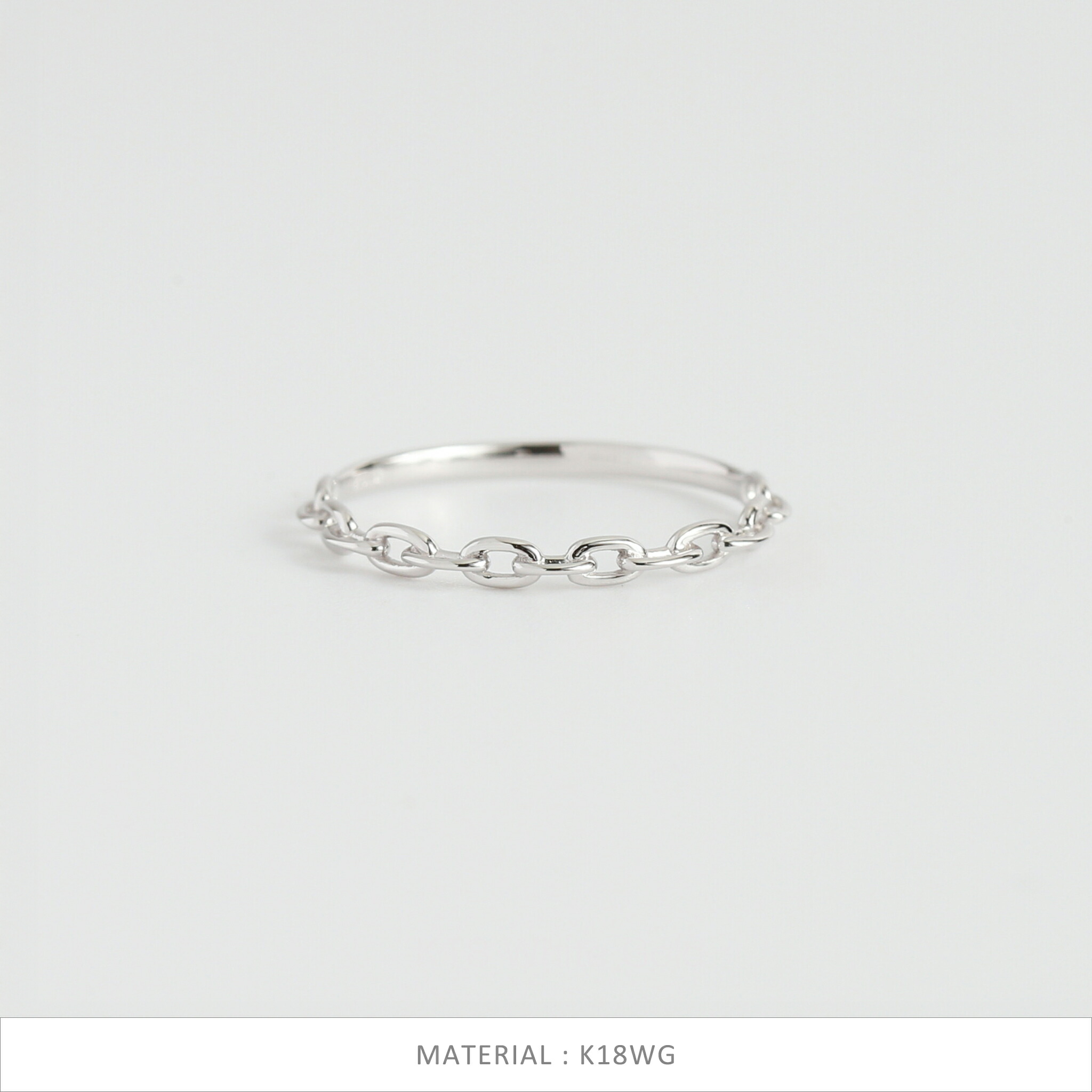 楽天市場】【Kette Ring / Oval】 K10/K18/Pt900 チェーン モチーフ 地