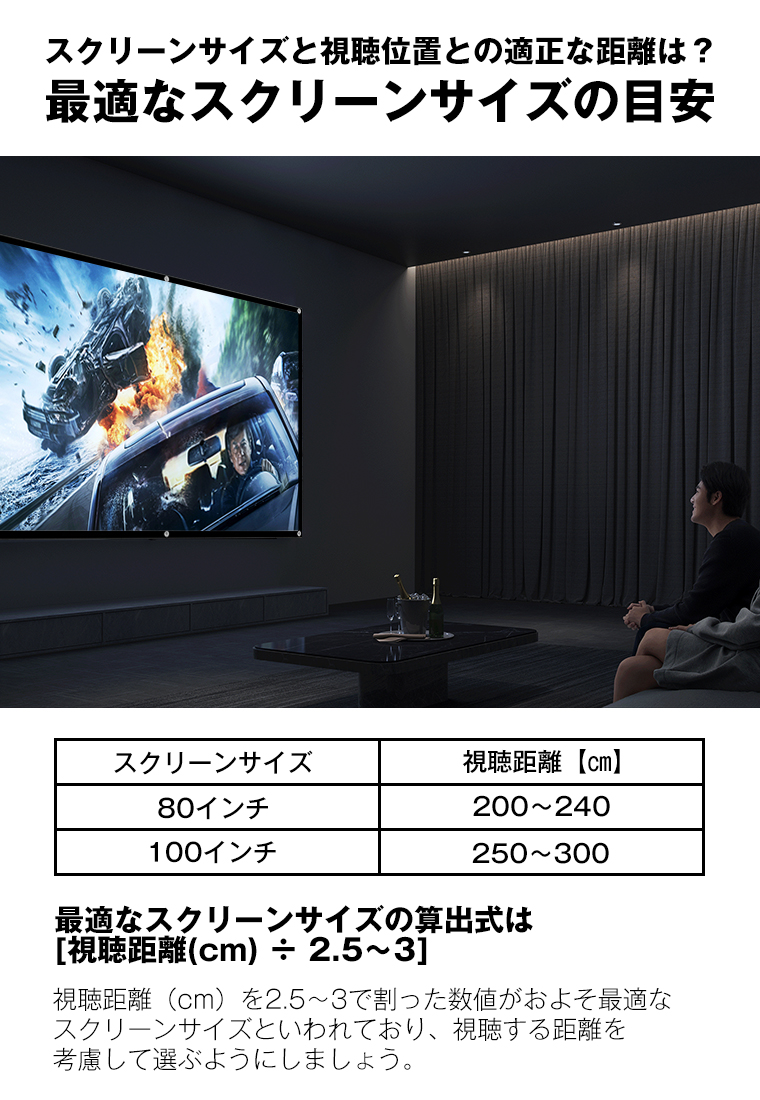 楽天市場】スクリーン プロジェクタースクリーン 84インチ大画面 吊り