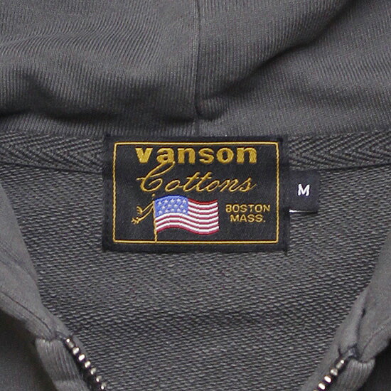 楽天市場】VANSON バンソン ジップアップフーディー ジップフード