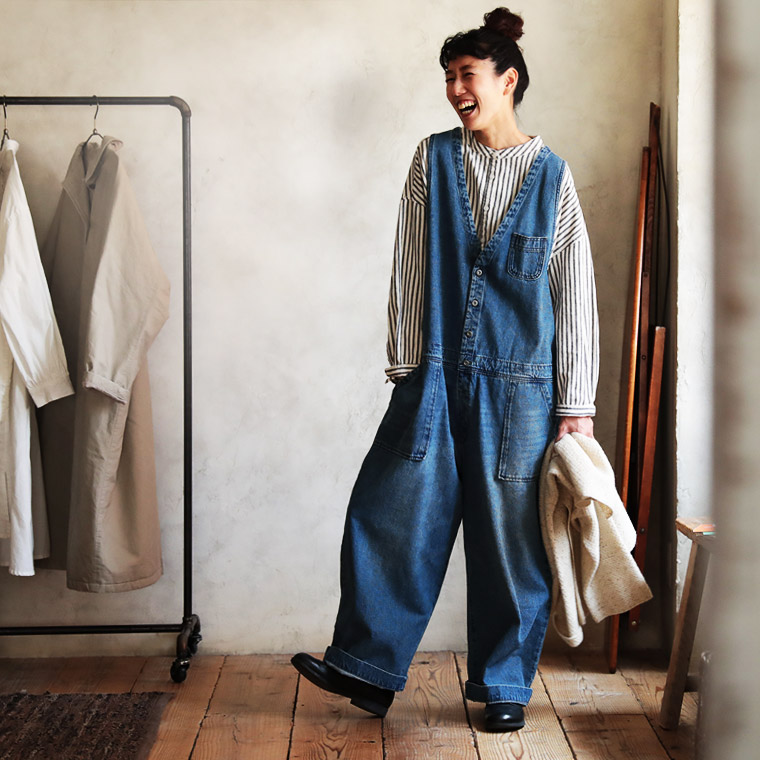 楽天市場】店長のデニムなサロペット M/L/LL/3L/4Lサイズ レディース