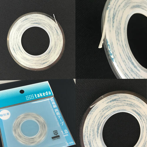 楽天市場】超極細 両面テープ 1.0mmx5m ( 超極細 両面テープ 1.0mmx5m