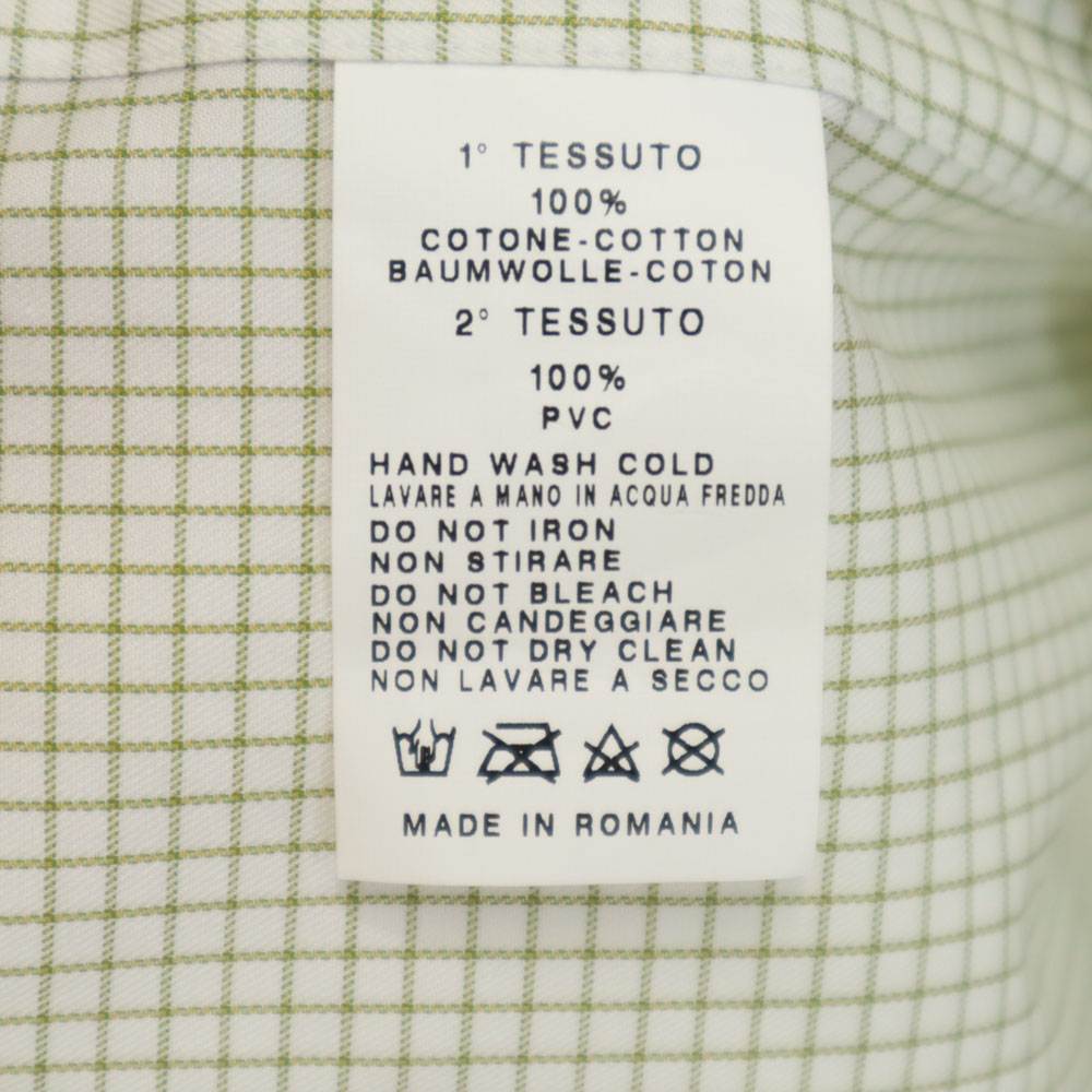 楽天市場】古着 未使用 RAF SIMONS ラフシモンズ チェック柄 長袖