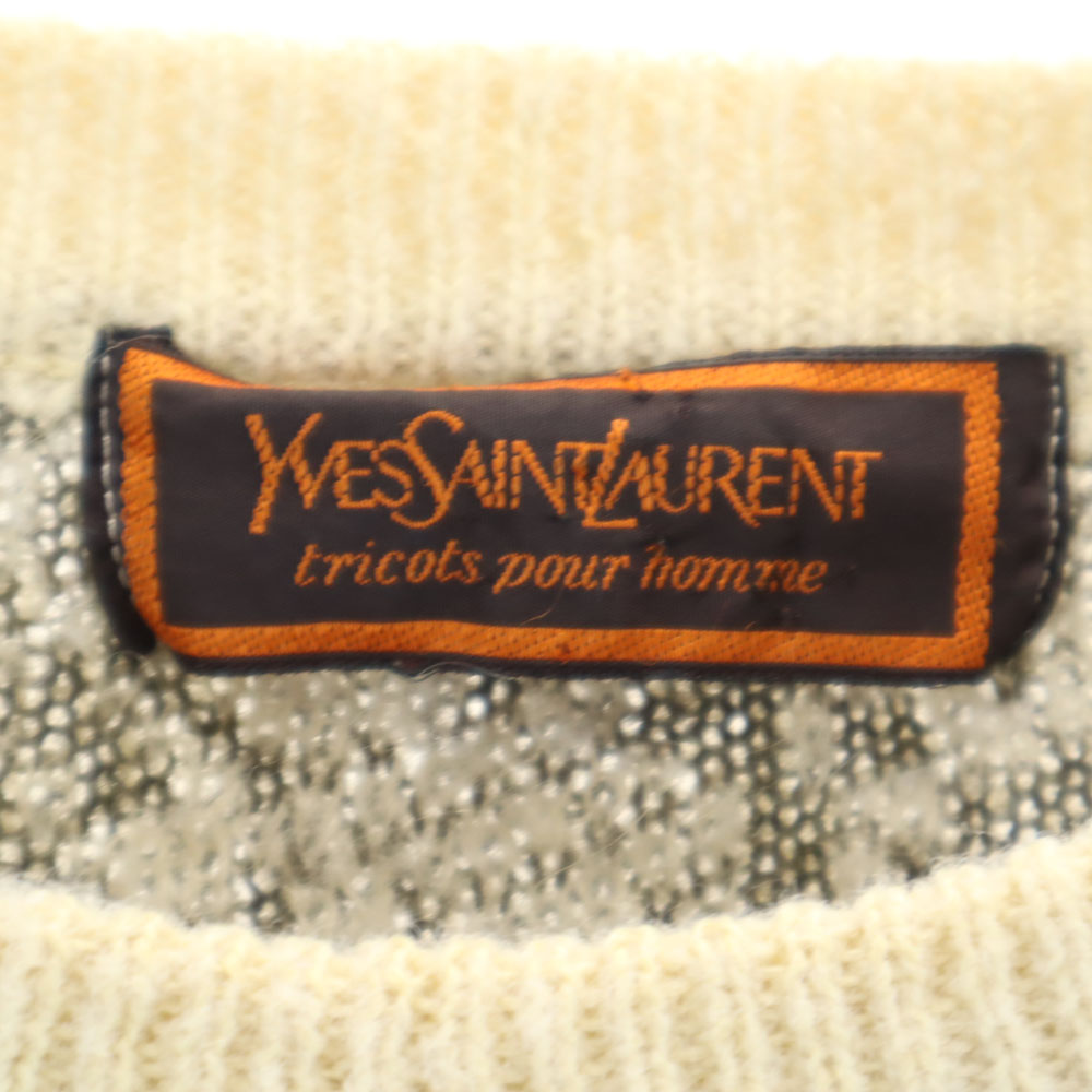 楽天市場】古着 YVES SAINT LAURENT tricots イヴサンローラン