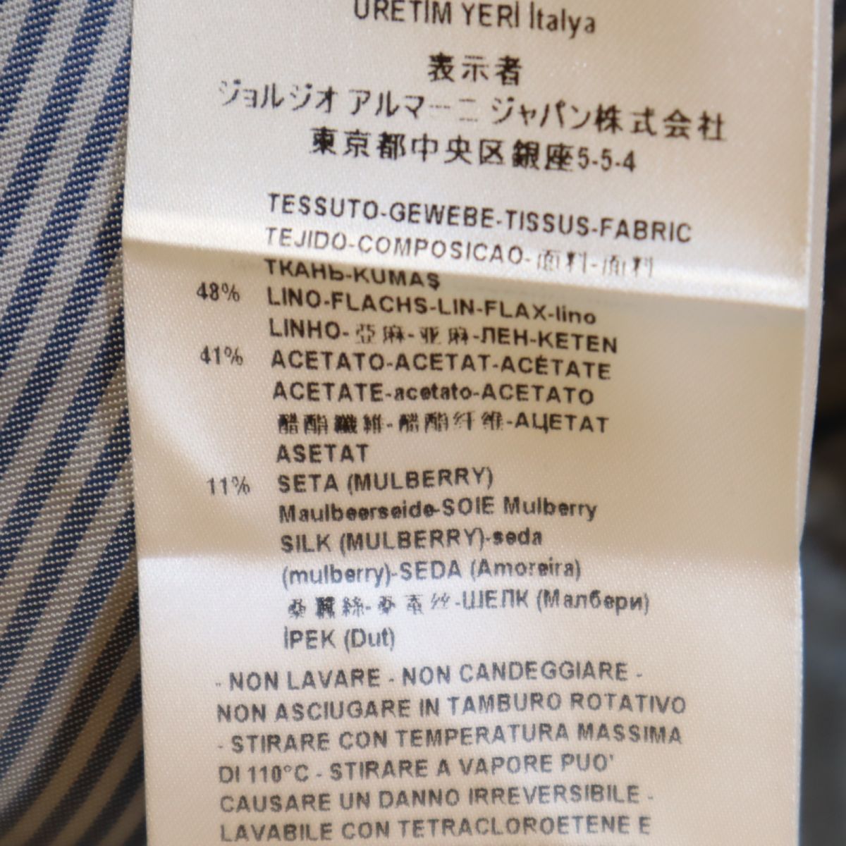 楽天市場】古着 GIORGIO ARMANI ジョルジオアルマーニ 未使用