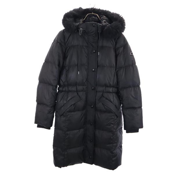 楽天市場】コーチ ダウンコート XS ブラック COACH ロゴ ジャケット