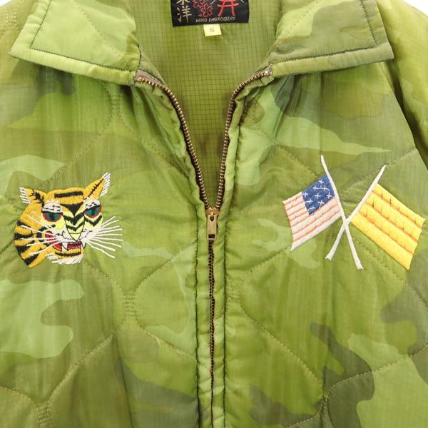 楽天市場】テーラー東洋 ベトジャン キルティングジャケット S カーキ