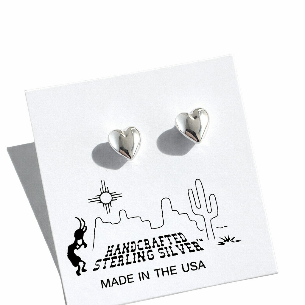 楽天市場】HARPO アルポ ハート スタッズ ピアス シルバー925 小さめ