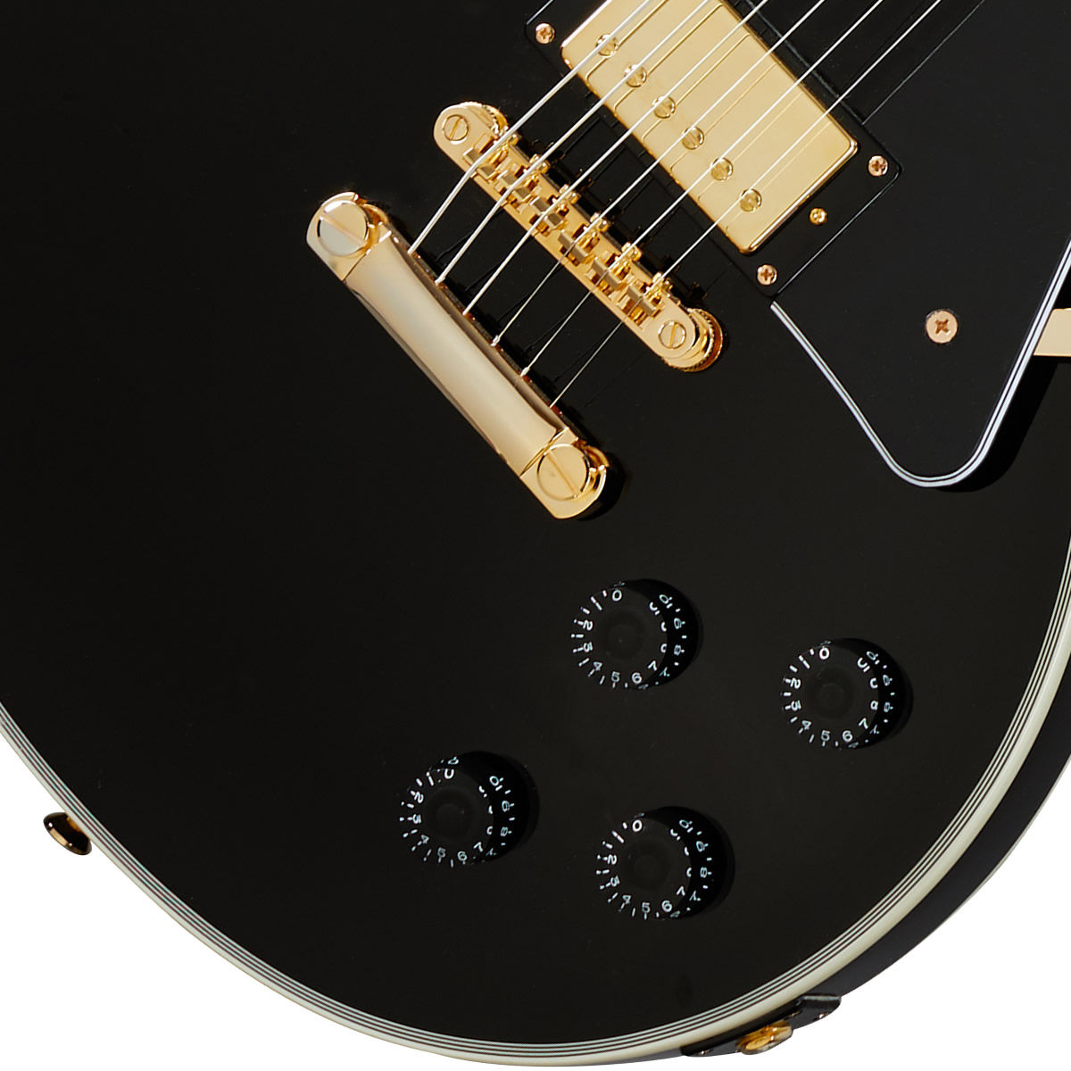 楽天市場】Epiphone Inspired by Gibson Les Paul Custom (Ebony