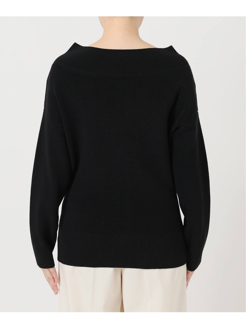 楽天市場】フロントジップボートネックニット NOBLE ノーブル トップス