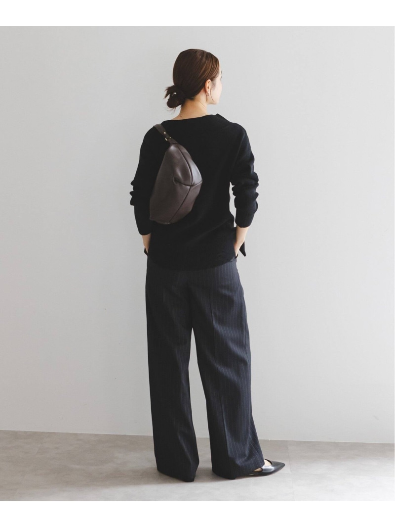 楽天市場】フロントジップボートネックニット NOBLE ノーブル トップス