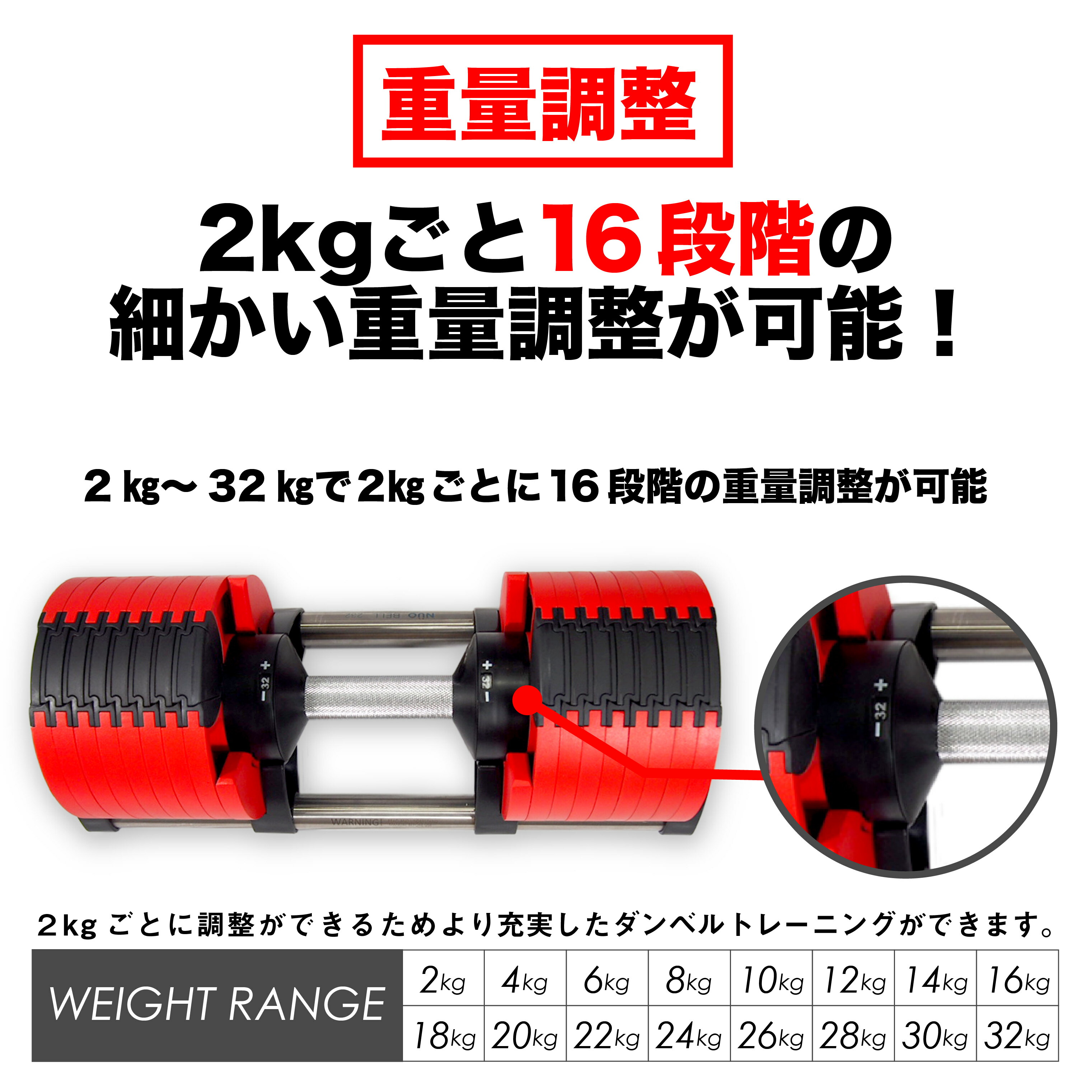 楽天市場】フレックスベル 32kg 2kg刻み 2個セット | 正規代理店