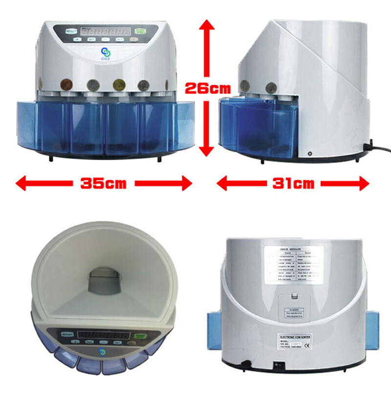 楽天市場】コインカウンター 硬貨選別 分別 仕分け 硬貨計数機 マネー