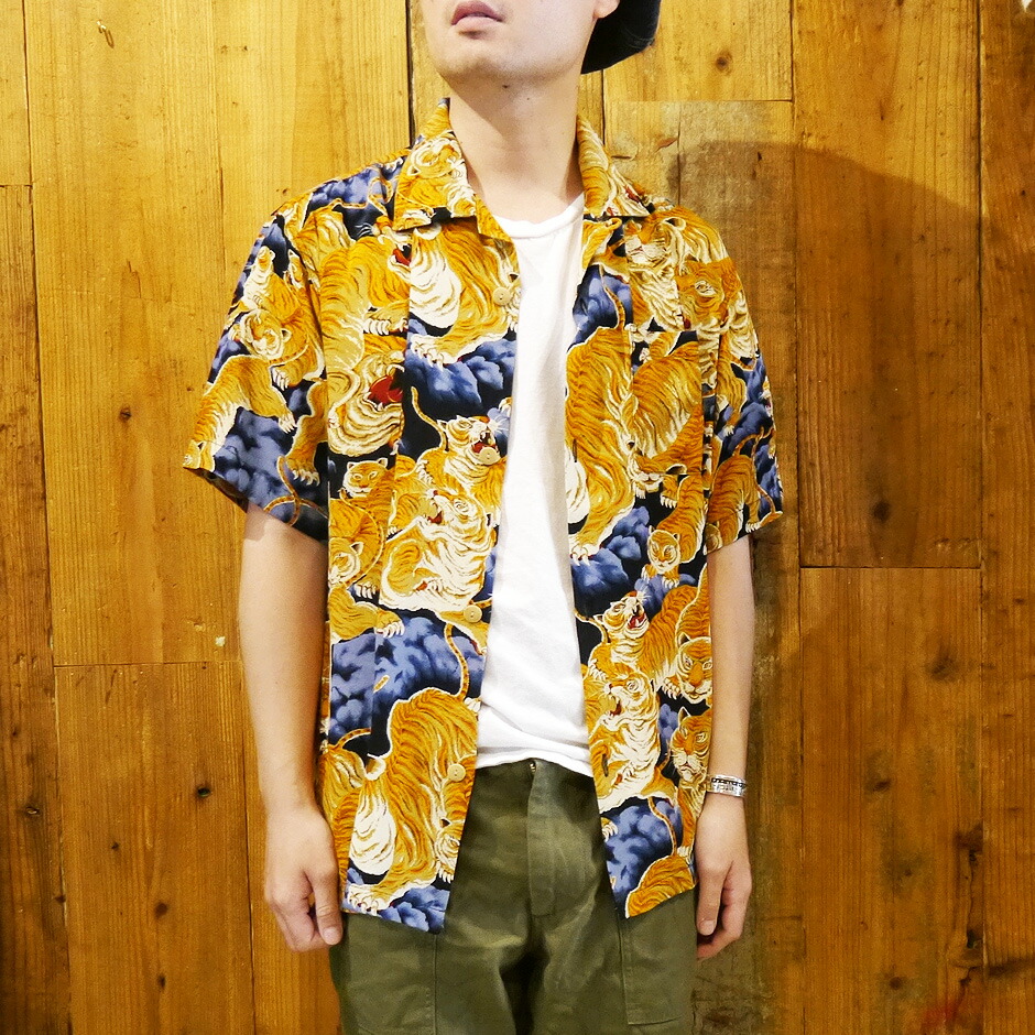 楽天市場】HOUSTON 百虎 アロハシャツ メンズ レディース ヒューストン