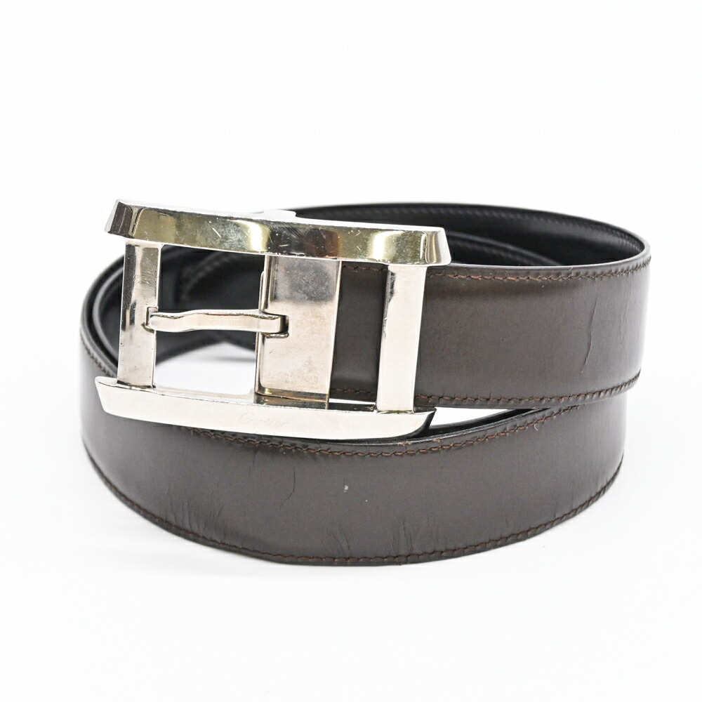 楽天市場】カルティエ リバーシブル ベルトの通販