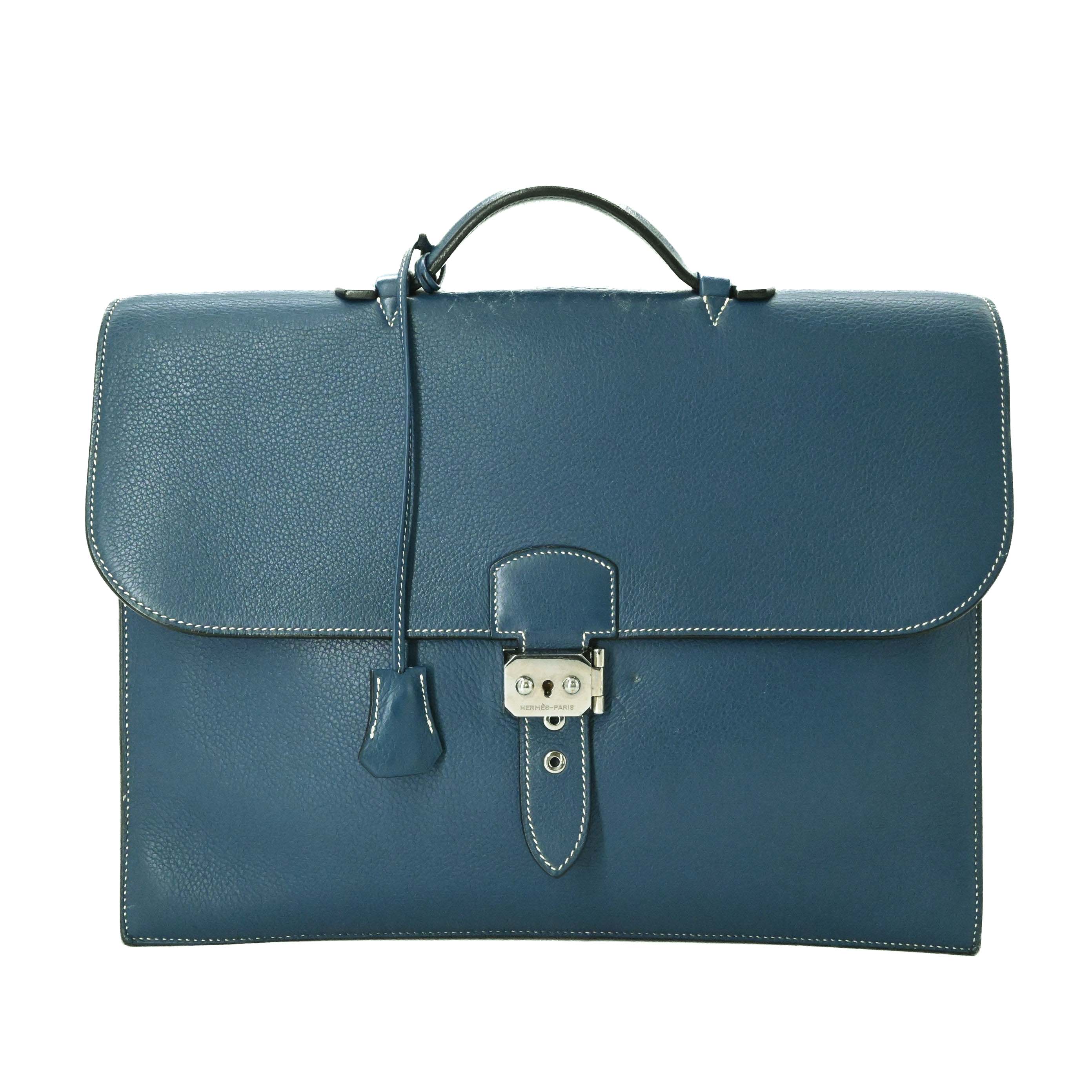 楽天市場】ブルー（ブランドエルメス）（ビジネスバッグ・ブリーフ