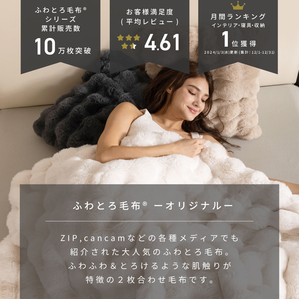 楽天市場】[期間限定]20%OFFクーポン 【新商品】 NERUS ふわとろ毛布