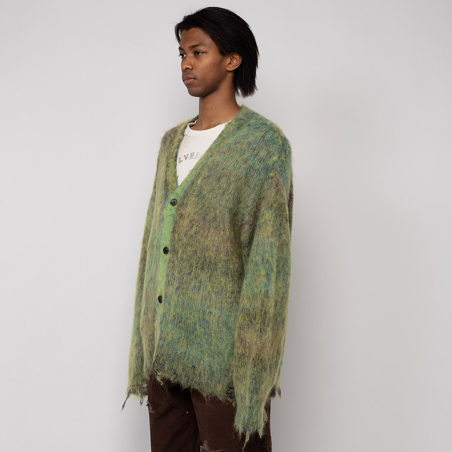 楽天市場】Kasuri Mohair Cardigan G11CD030 ブランド KAMIYA カミヤ