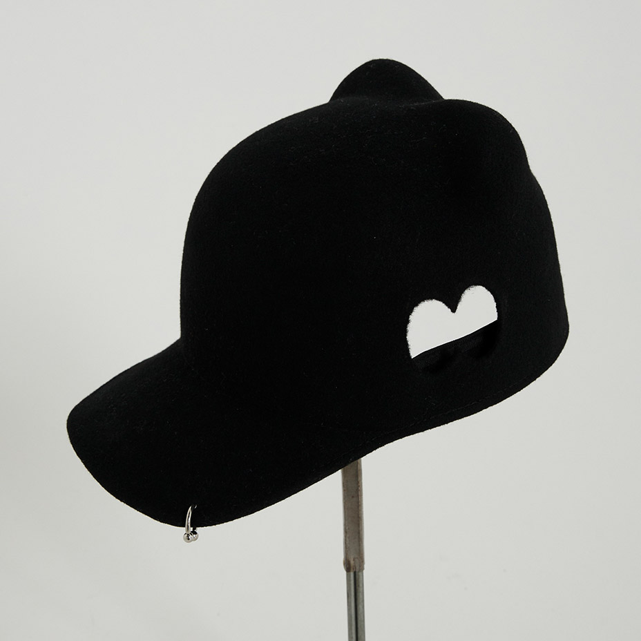 楽天市場】EAR WOOL CAP PIERCING DAMAGE BS249703 ブランド BODYSONG