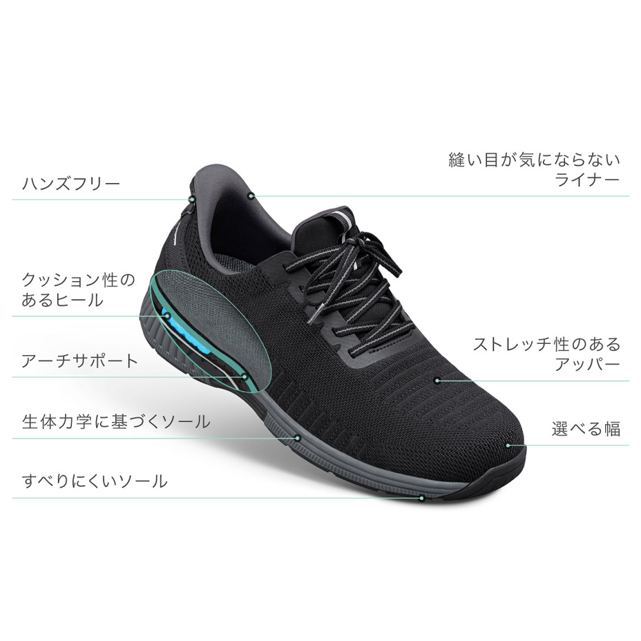 楽天市場】オーソフィート Orthofeet ハンズフリー 靴 メンズ 立った