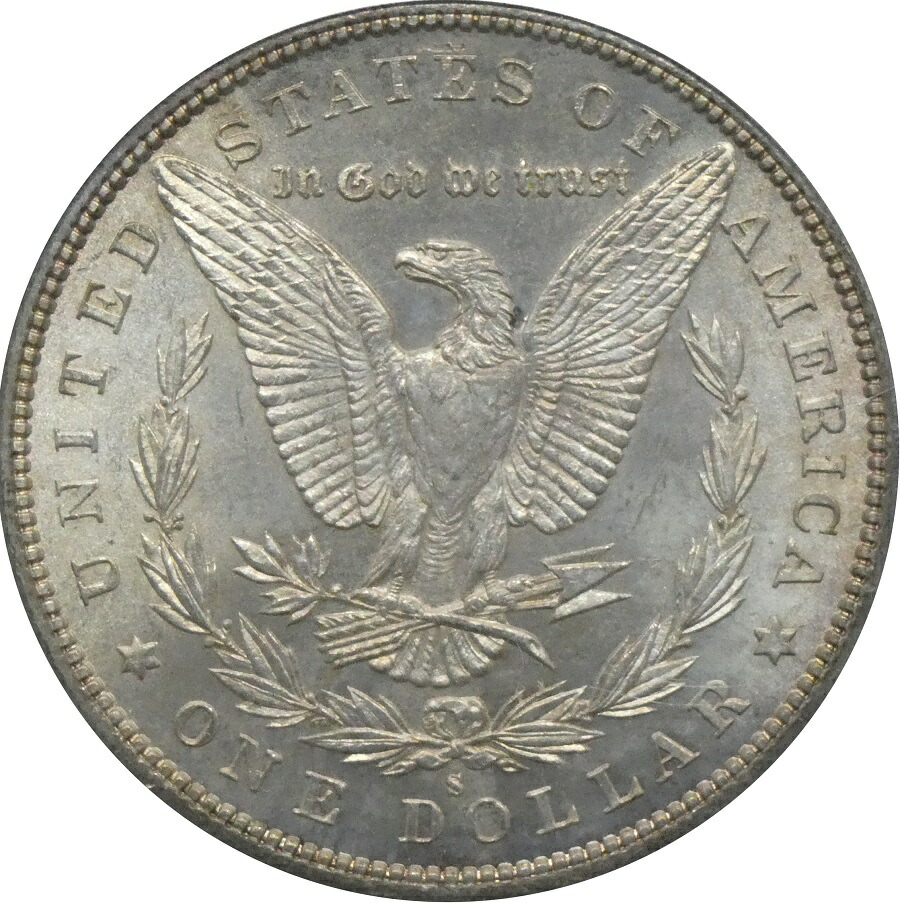 楽天市場】PCGS MS64 アメリカ モルガンダラー モルガン1ドル銀貨
