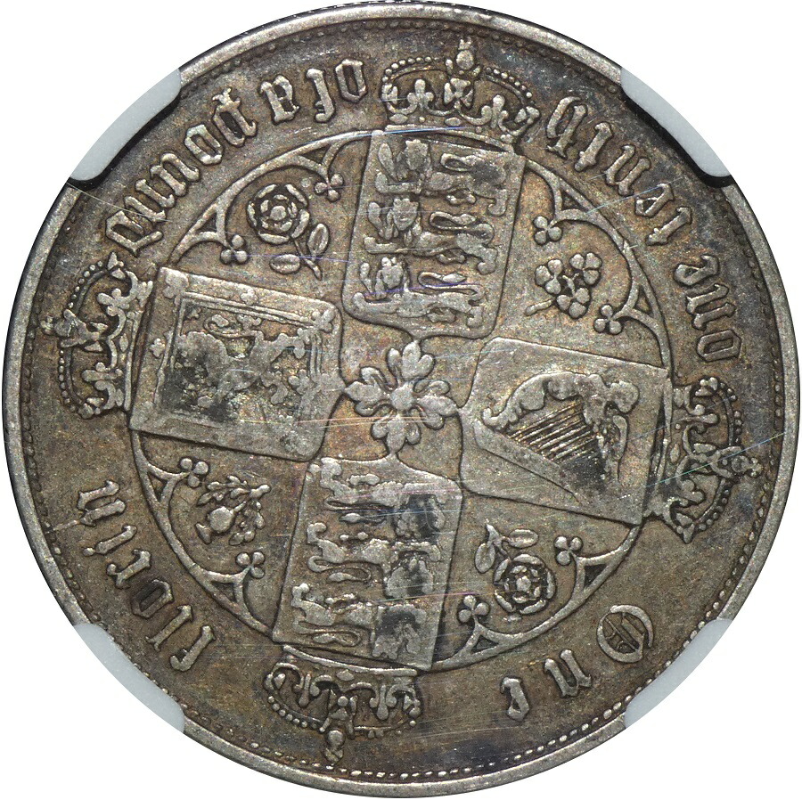 楽天市場】NGC VF30 ゴチックフローリン ビクトリア女王 銀貨 NGC鑑定