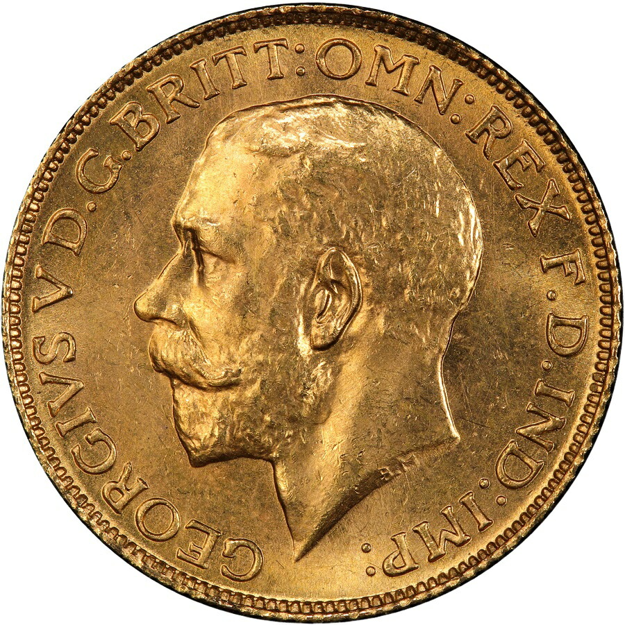 楽天市場】PCGS鑑定 1925年 MS65 イギリス ジョージ5世 ソブリン金貨