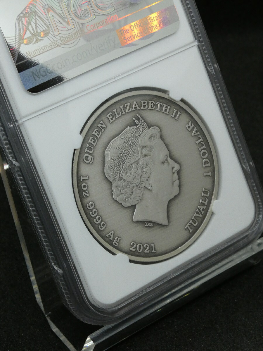 楽天市場】NGC MS70 アンティーク ツバル 1ドル銀貨 1オンス 銀貨