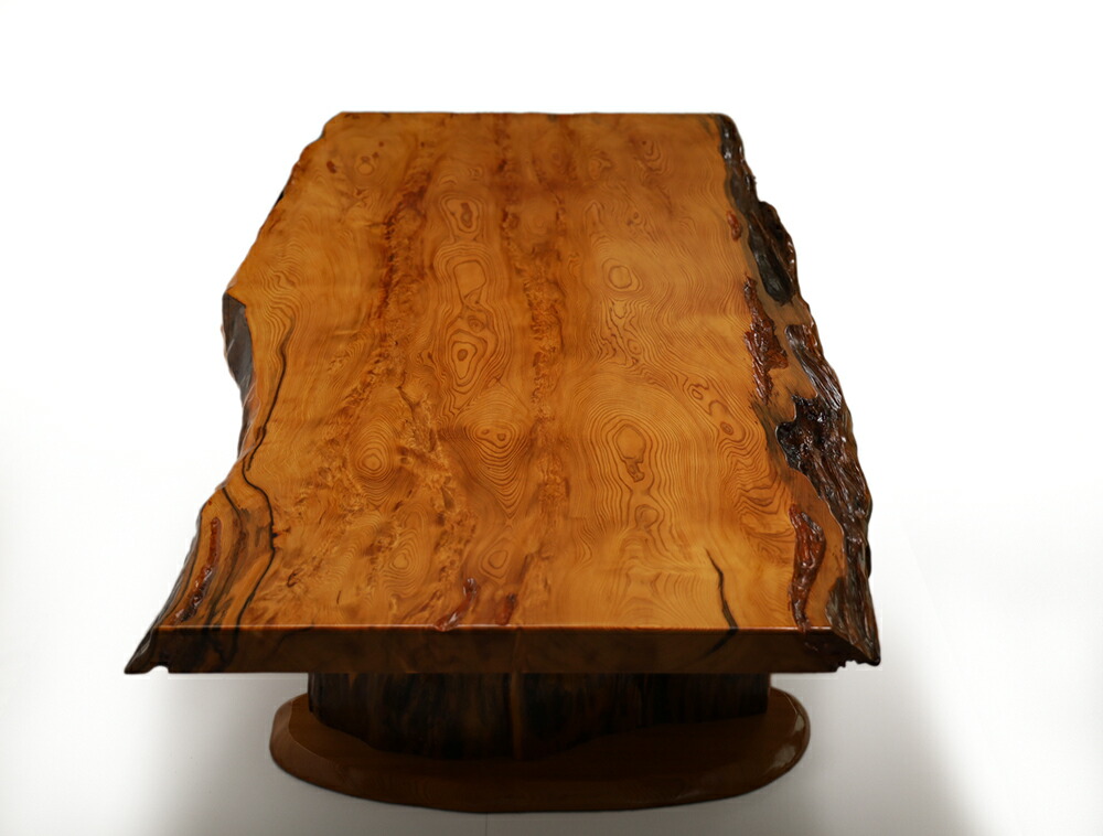 楽天市場】屋久杉 テーブル 一枚板 仕様：無垢 / 素材：屋久杉