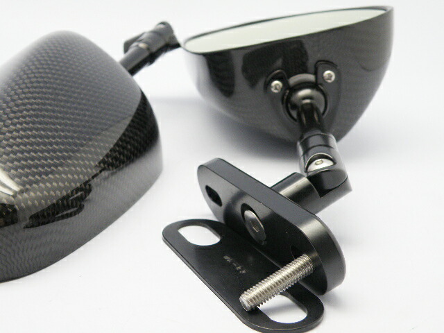 楽天市場】TWR製 SIMOTA OEM生産 オーバルカーボンミラー 90mmステム