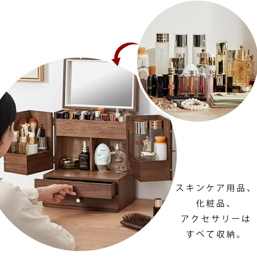 楽天市場】メイクボックス コスメボックス コスメ 化粧品 メイク道具