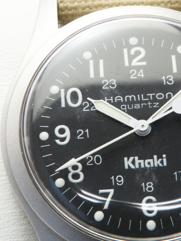 楽天市場】【HAMILTON】【電池交換済】ハミルトン『カーキ』9797