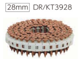 楽天市場】カナイ KT3928 石膏ボードねじ ロール連結ビス 28mm レッド