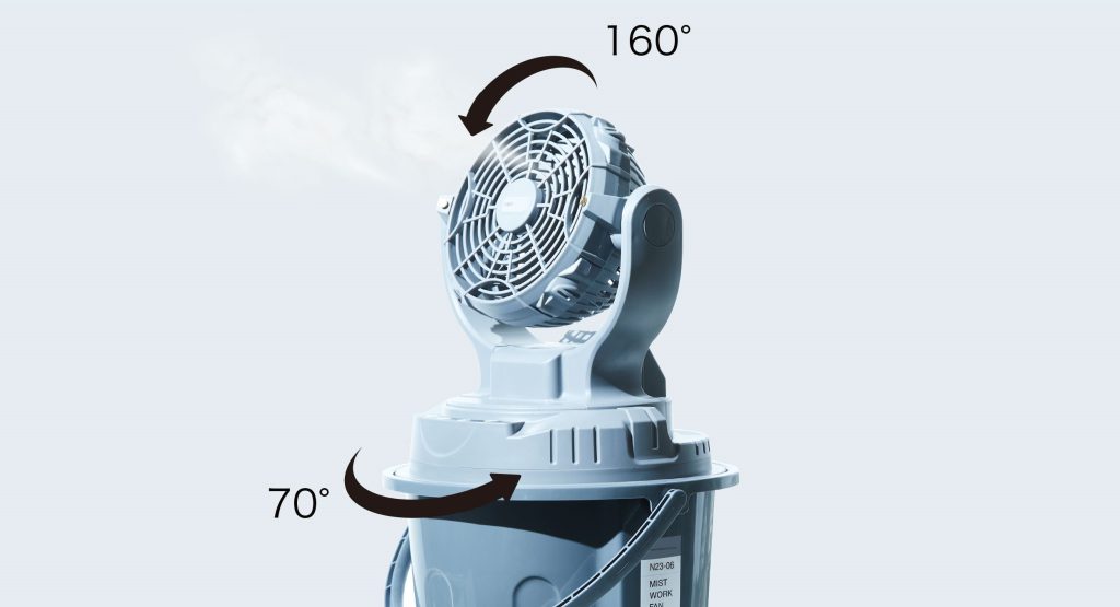 楽天市場】【在庫限り】SHOWA(昭和商会) 充電式 ミストワークファン
