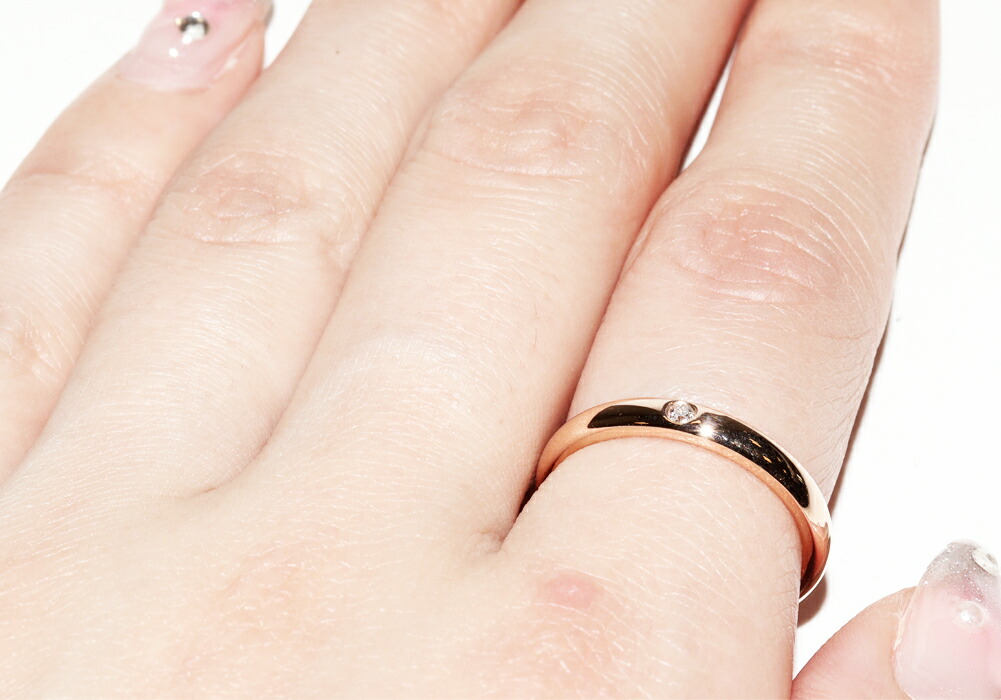 楽天市場】ティファニー 指輪 K18PG ダイヤ1P(0.02ct) エルサ