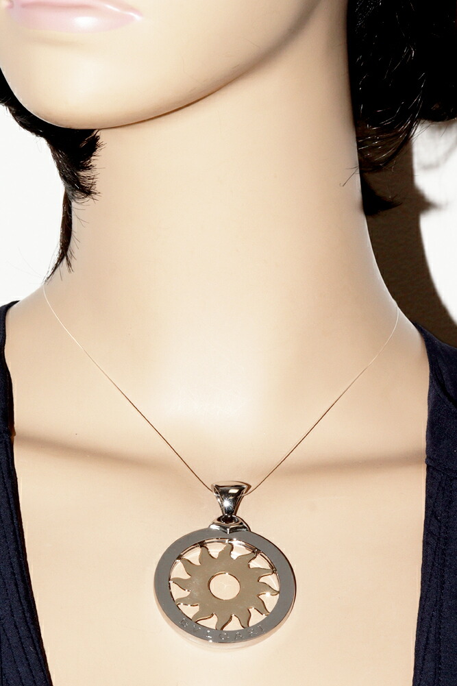 楽天市場】ブルガリ ペンダントトップ チャーム K18YGxSS トンド サン