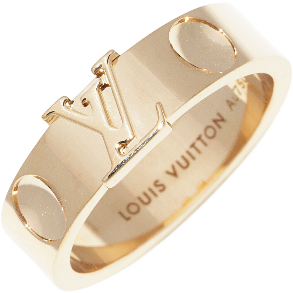 楽天市場】ルイヴィトン 指輪 K18YG バーグ アンプラント LV リング