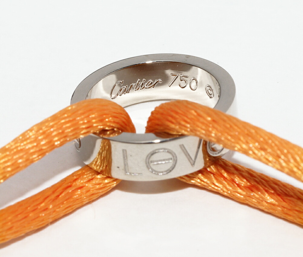 楽天市場】カルティエ ブレスレット K18WG ラブチャリティ
